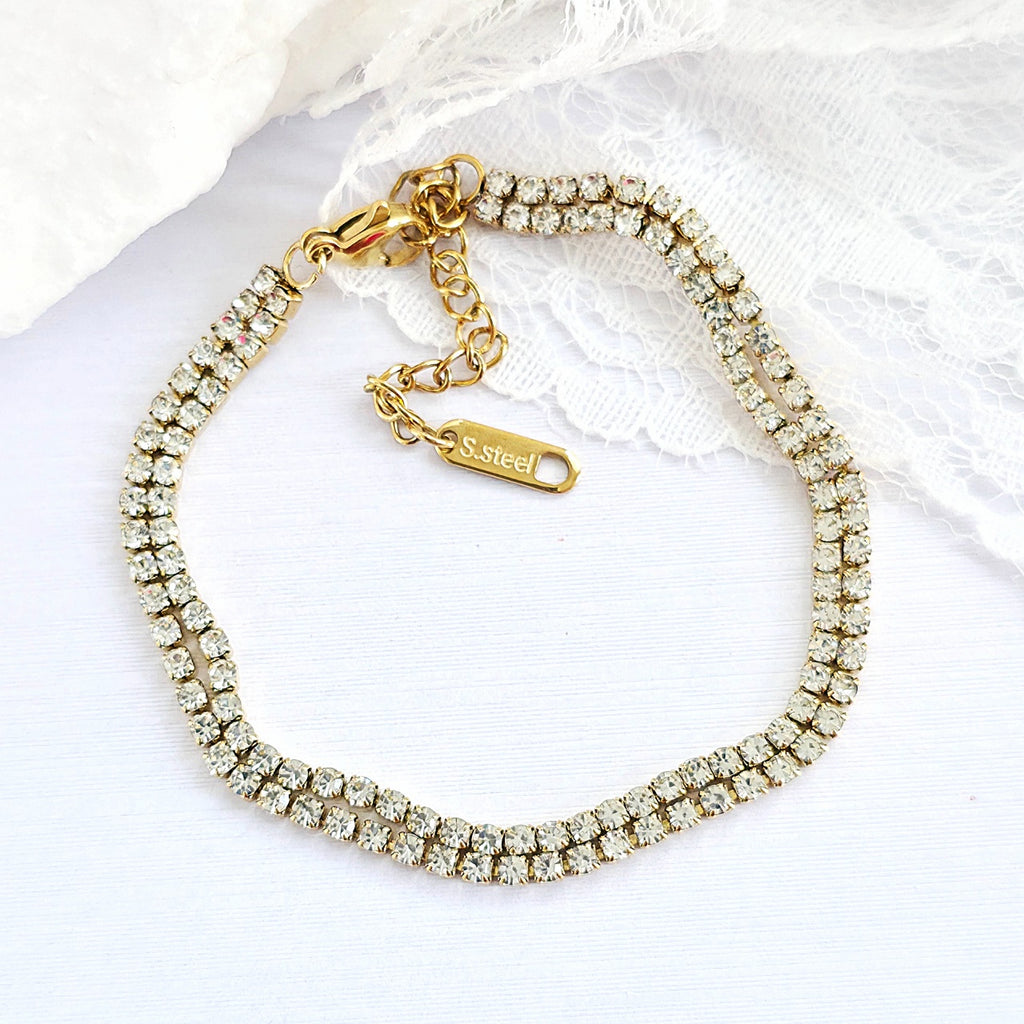 Brățară Tennis din Inox Dubla - BF1127