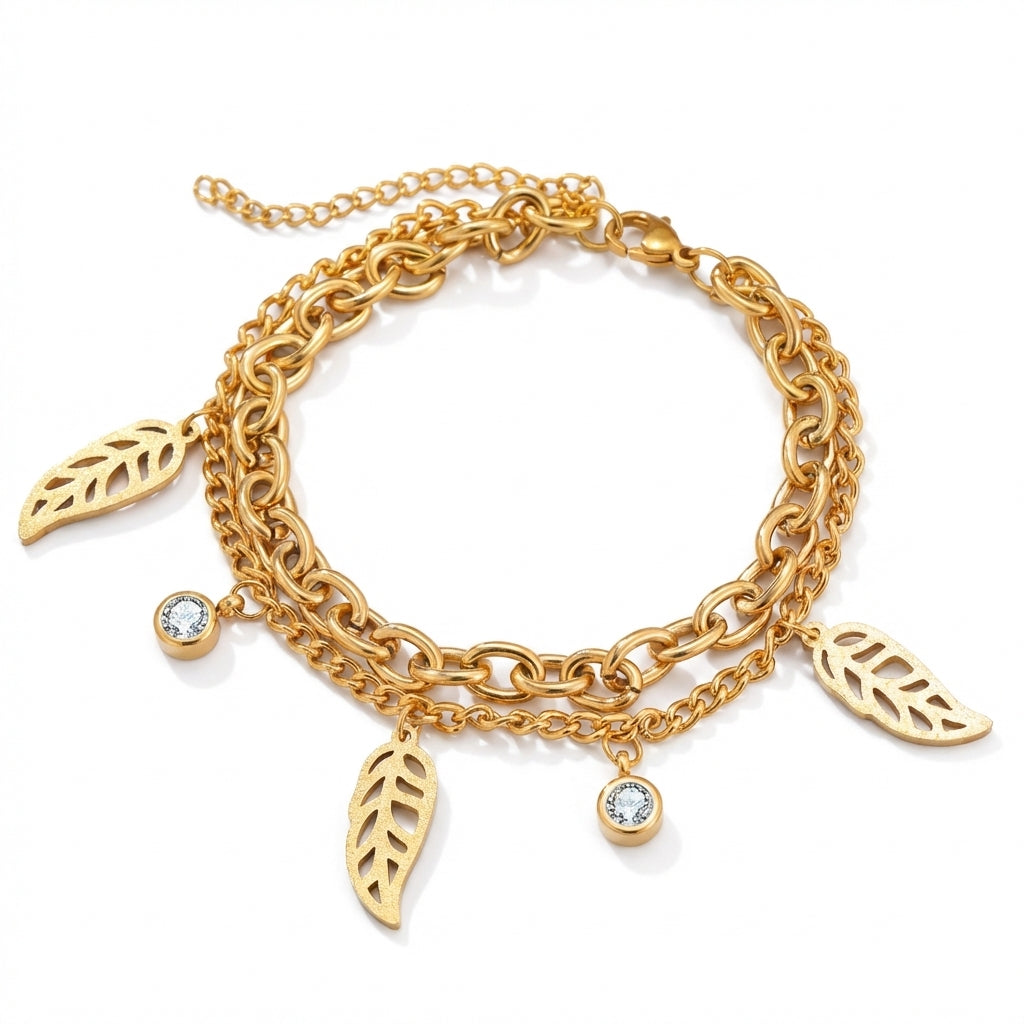 Brățară inox -Nature et féminité Oțel Inoxidabil 17cm