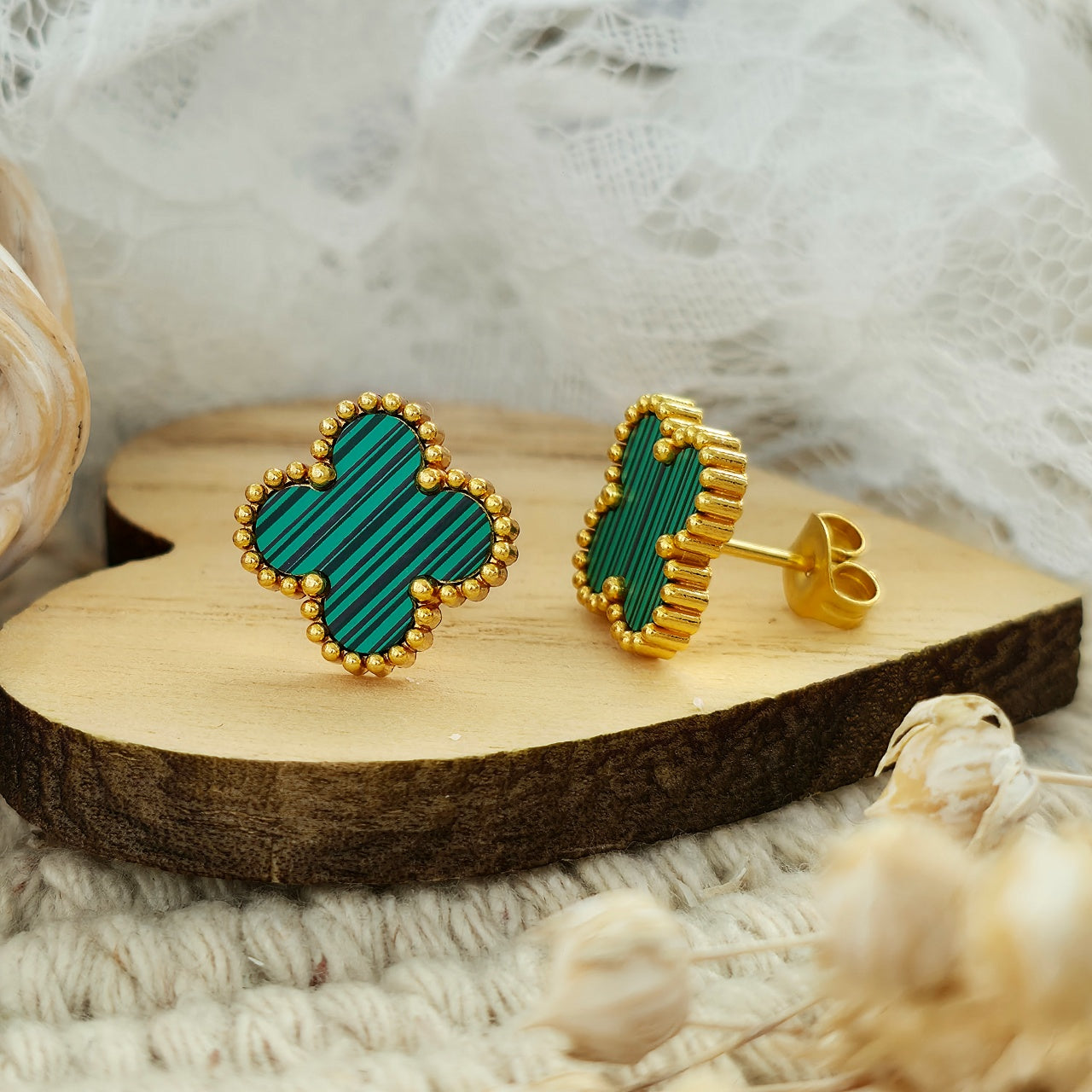 Cercei Alhambra din Oțel Inoxidabil - Hipoalergenici - CM1897