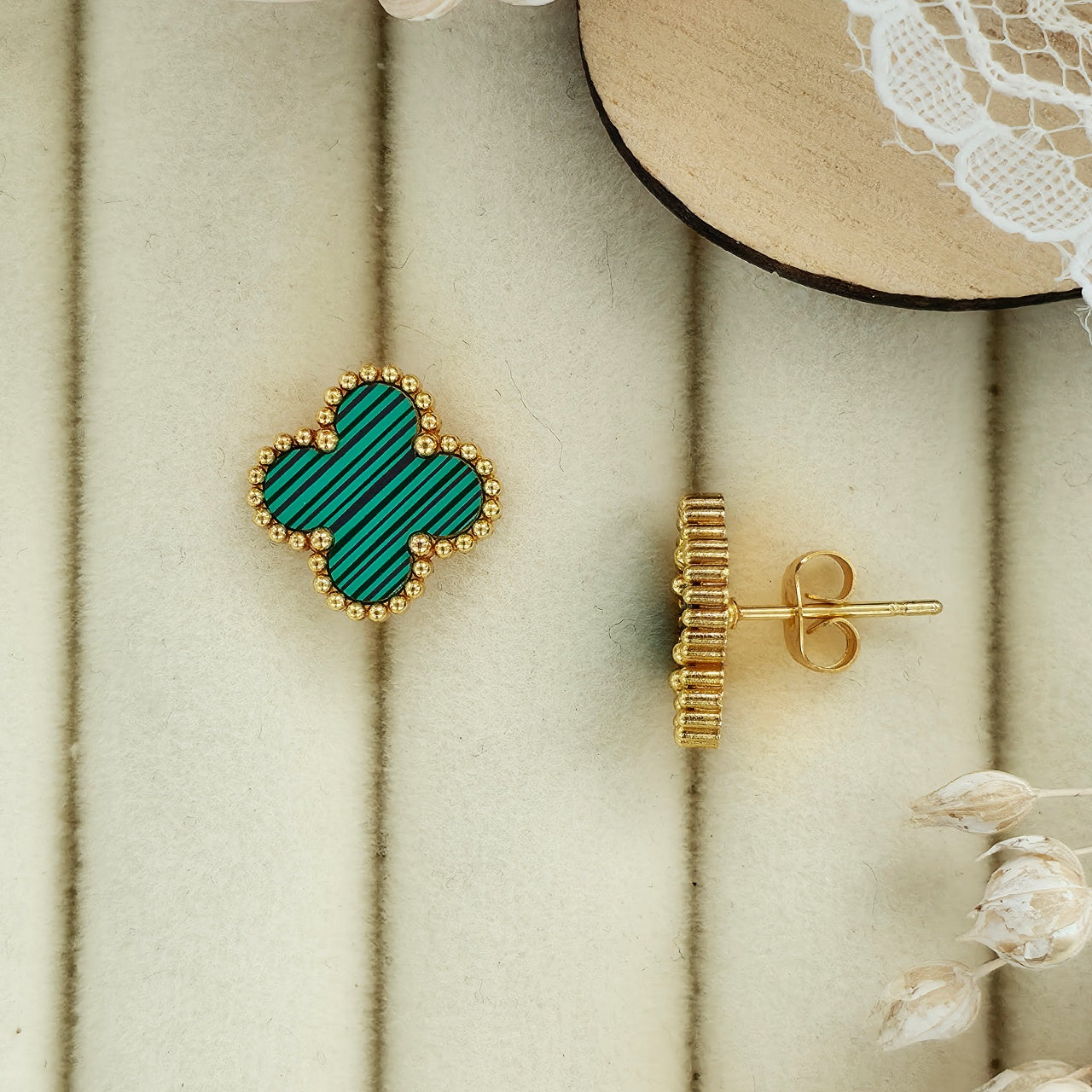 Cercei Alhambra din Oțel Inoxidabil - Hipoalergenici