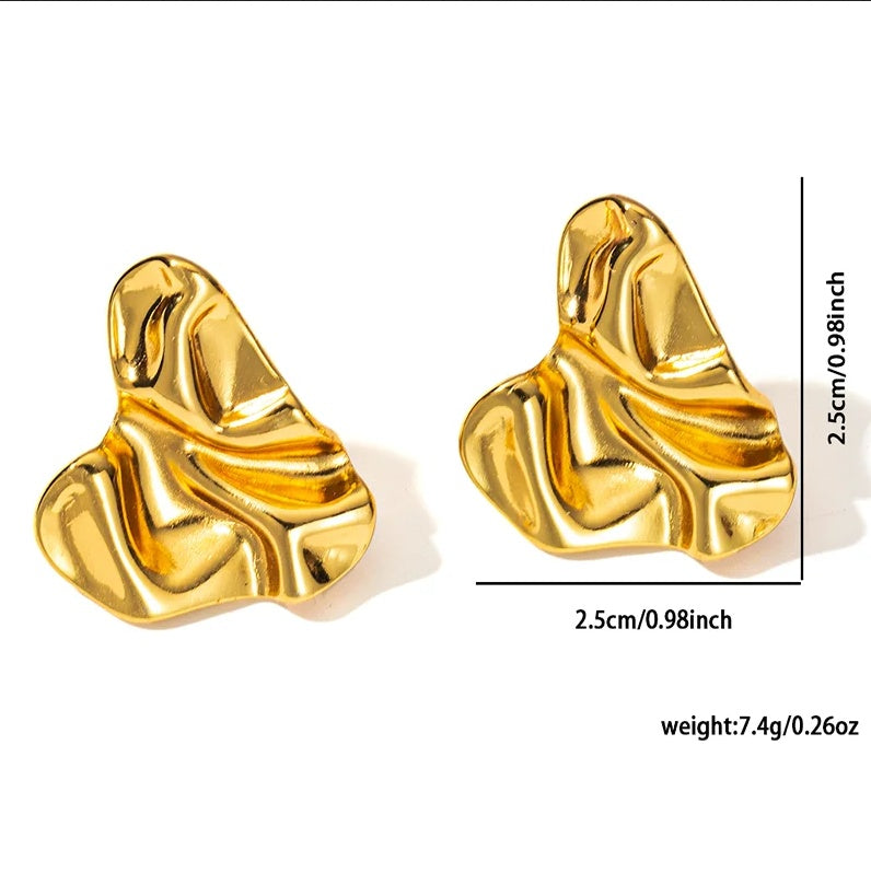 Cercei Formă abstractă din Oțel Inoxidabil - Hipoalergenici