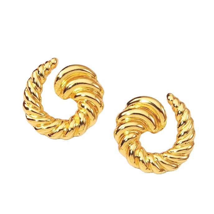 Cercei Spirală răsucită din Oțel Inoxidabil - Hipoalergenici