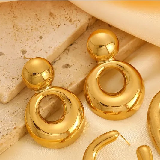 Cercei Infinit din Oțel Inoxidabil - Hipoalergenici