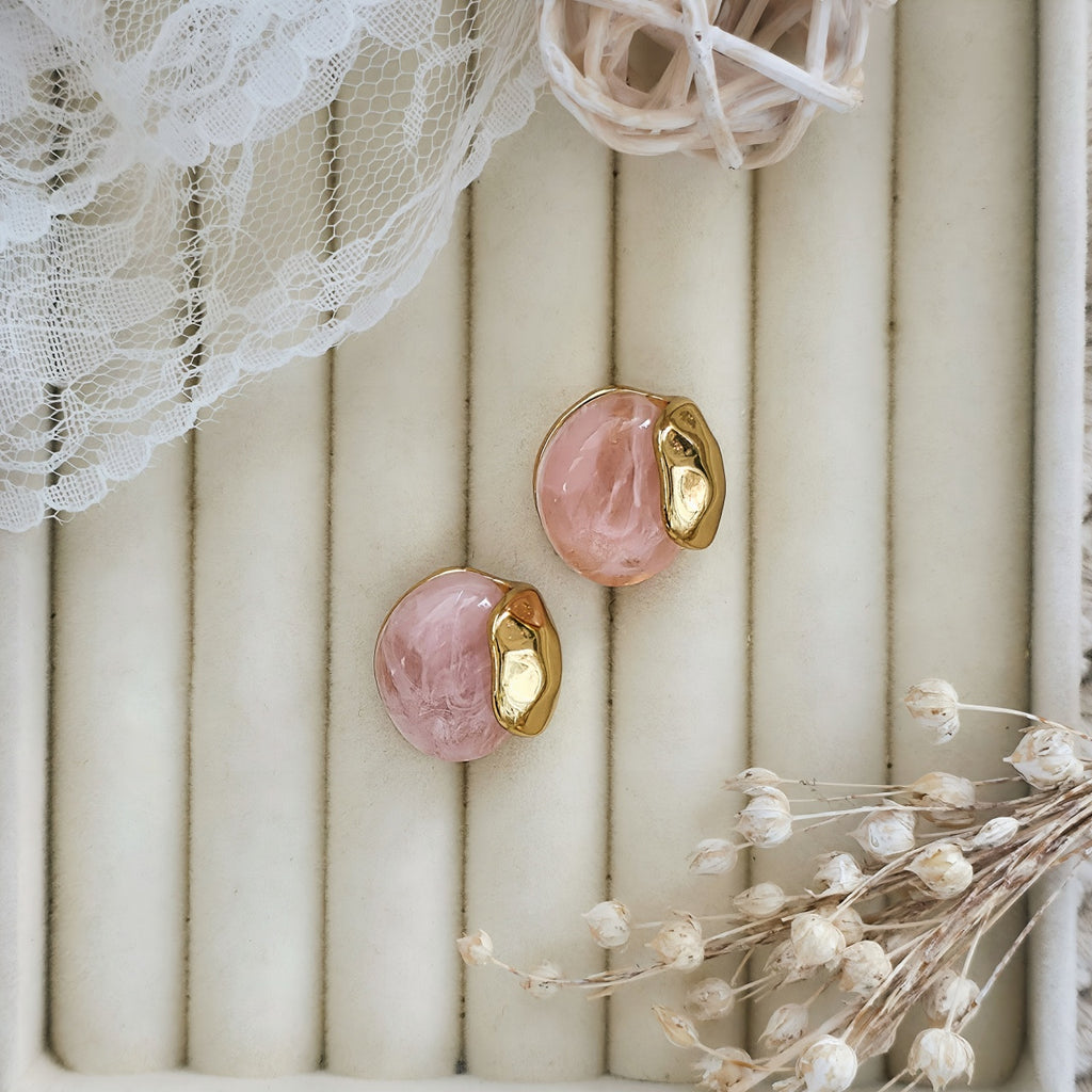 Cercei Rotund abstract din Oțel Inoxidabil - Hipoalergenici - CM1837