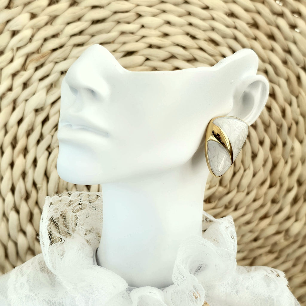 Cercei Triunghi geometric din Oțel Inoxidabil - Hipoalergenici