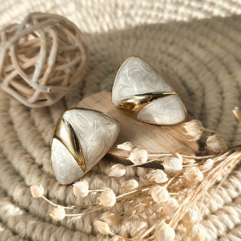 Cercei Triunghi geometric din Oțel Inoxidabil - Hipoalergenici