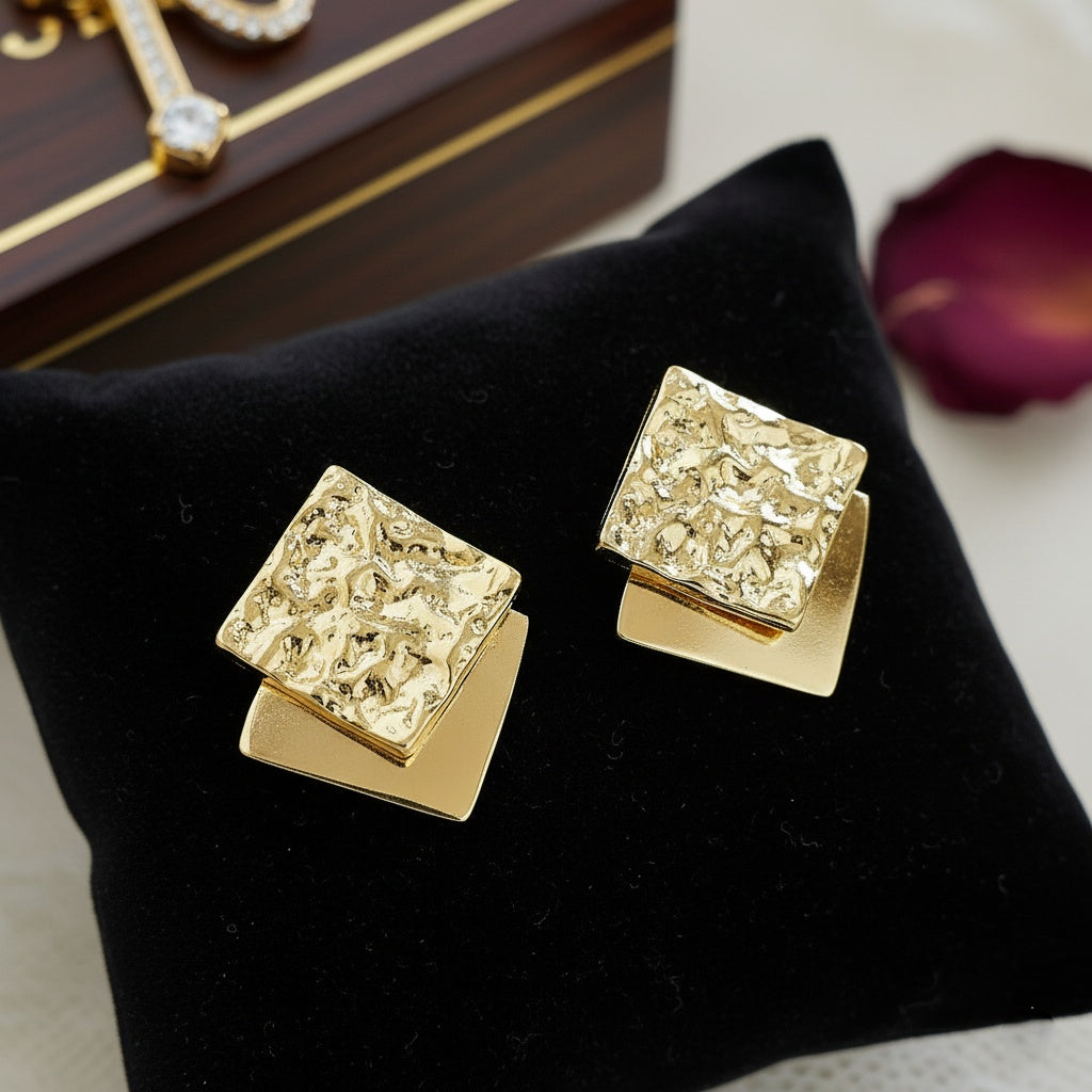 Cercei Formă geometrică din Oțel Inoxidabil - Hipoalergenici - CM1843