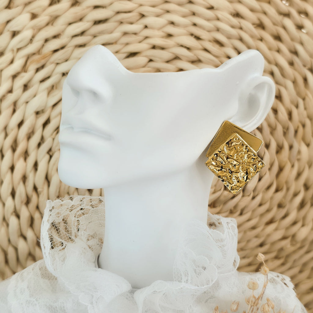 Cercei Formă geometrică din Oțel Inoxidabil - Hipoalergenici