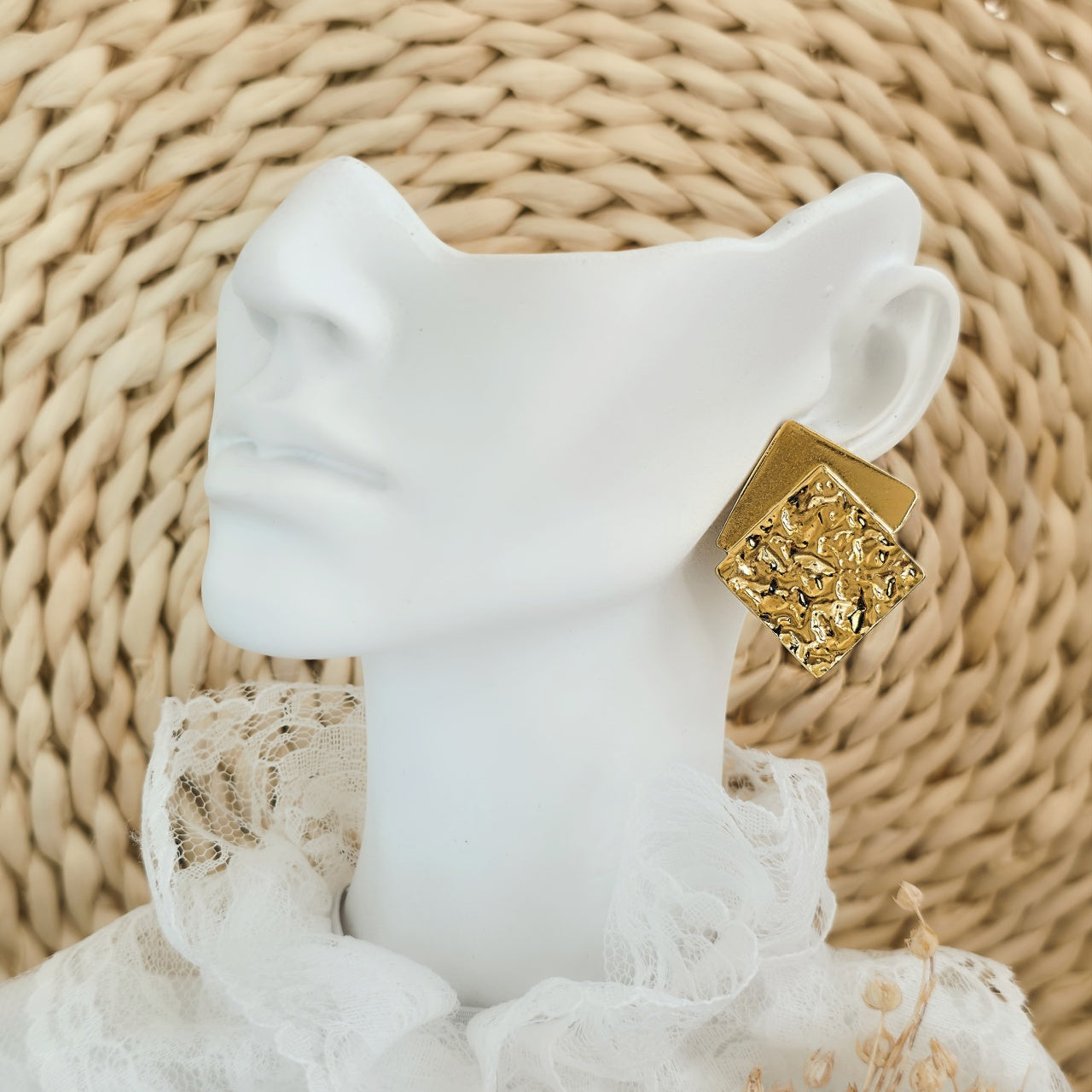 Cercei Formă geometrică din Oțel Inoxidabil - Hipoalergenici