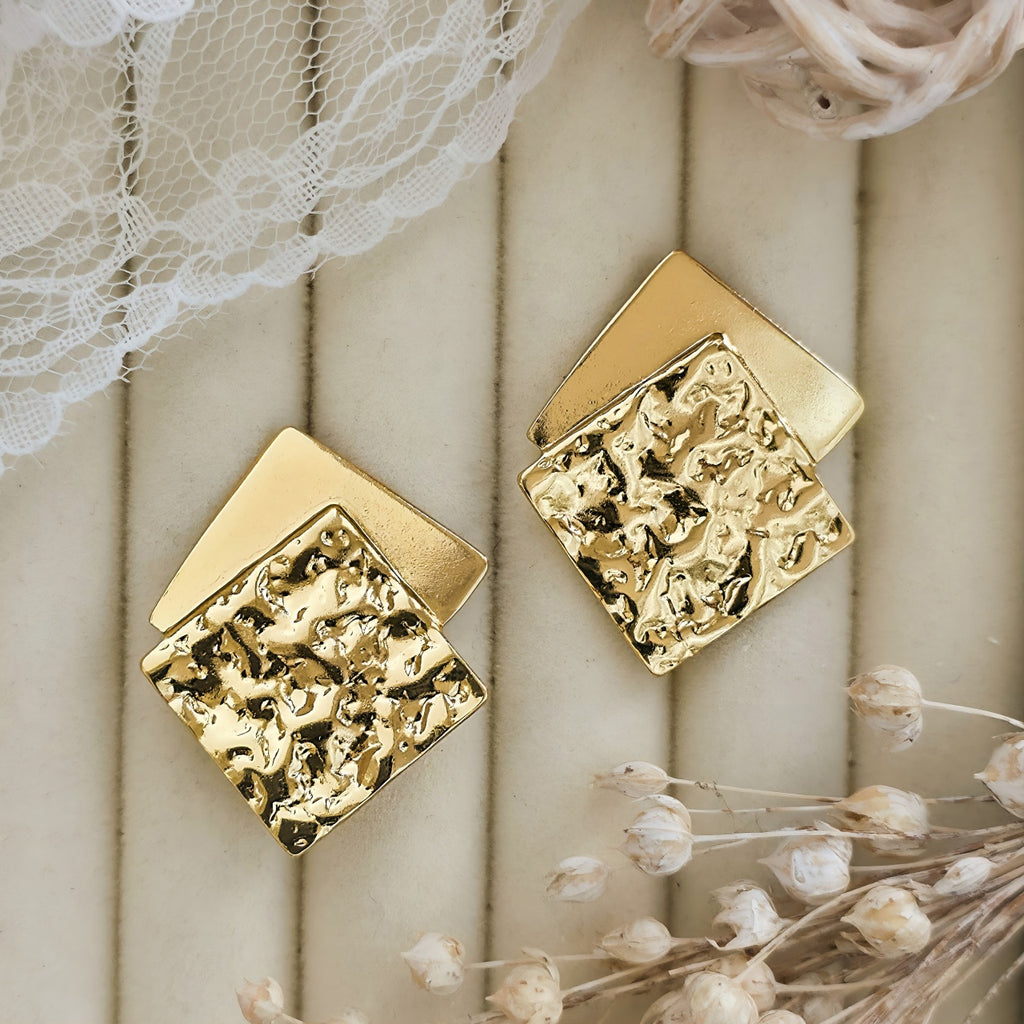 Cercei Formă geometrică din Oțel Inoxidabil - Hipoalergenici