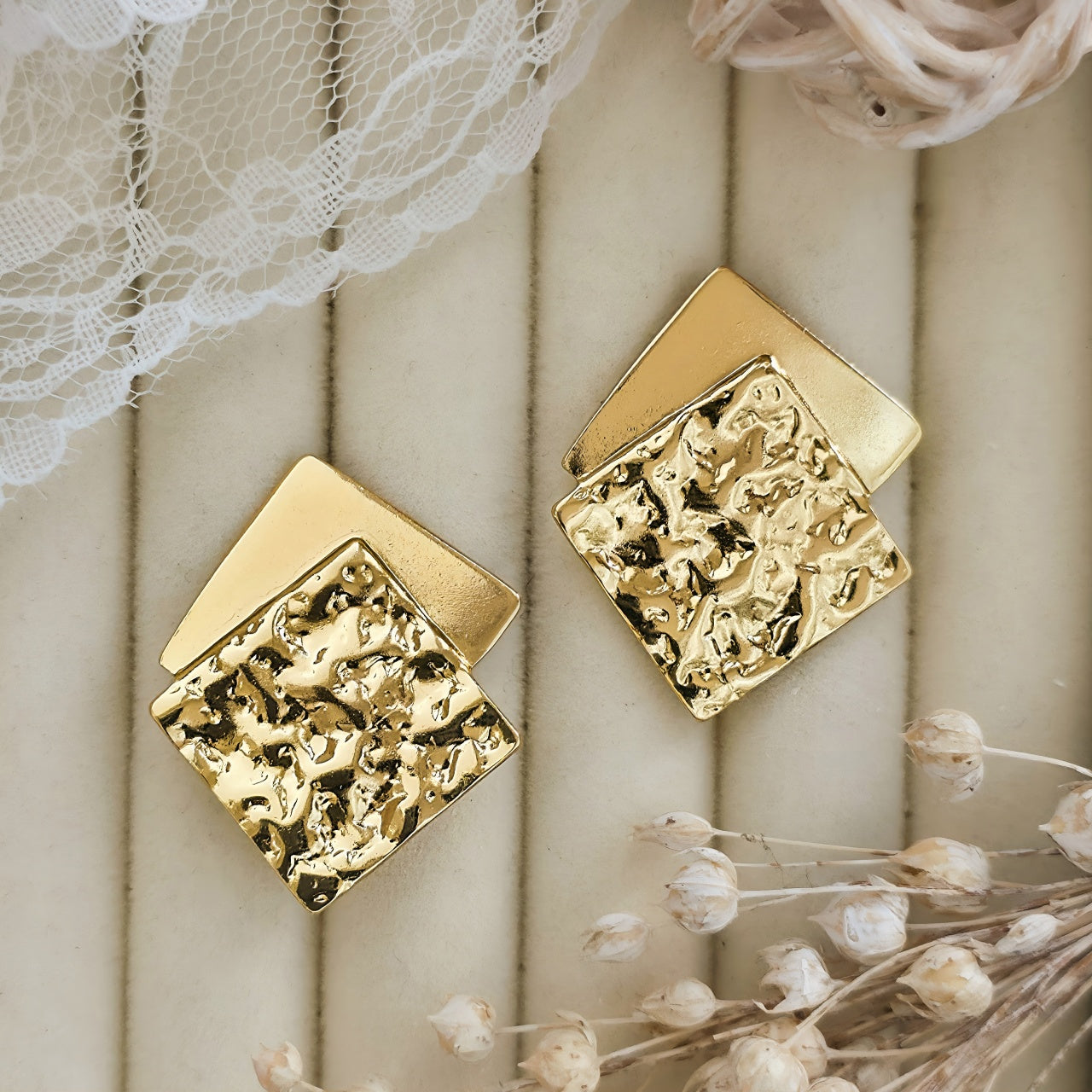 Cercei Formă geometrică din Oțel Inoxidabil - Hipoalergenici