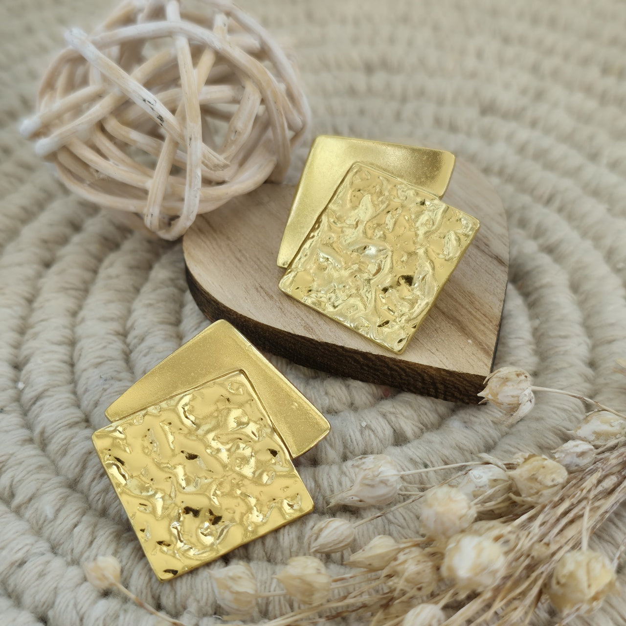 Cercei Formă geometrică din Oțel Inoxidabil - Hipoalergenici - CM1843