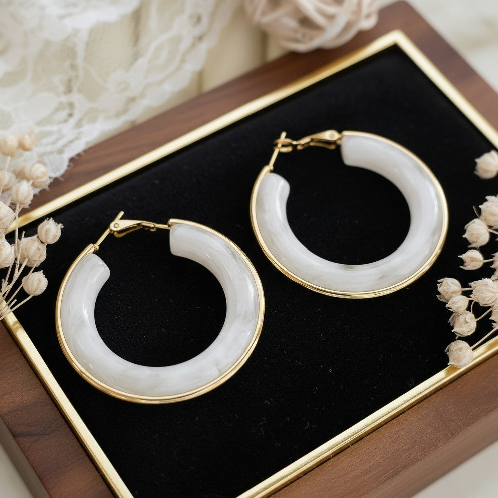 Cercei Creolă din Oțel Inoxidabil - Hipoalergenici