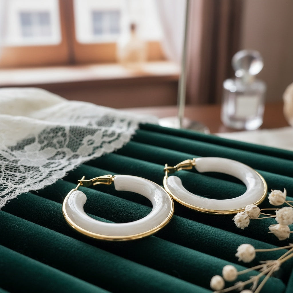 Cercei Creolă din Oțel Inoxidabil - Hipoalergenici - CM1844