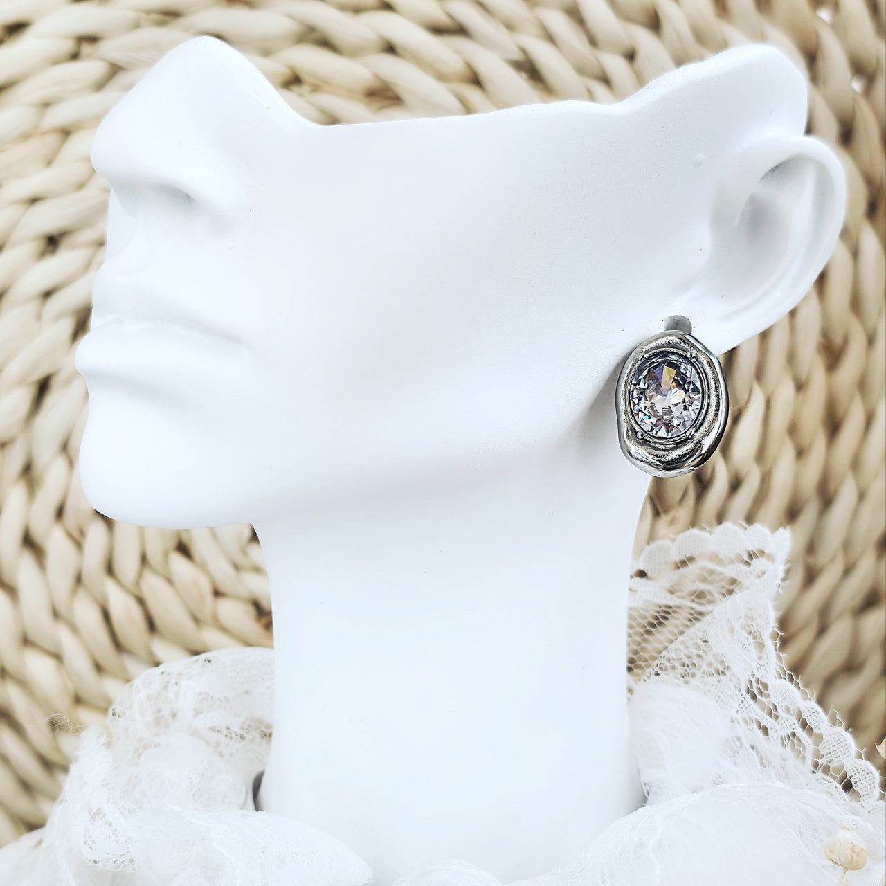 Cercei Formă fluidă organică din Oțel Inoxidabil - Hipoalergenici