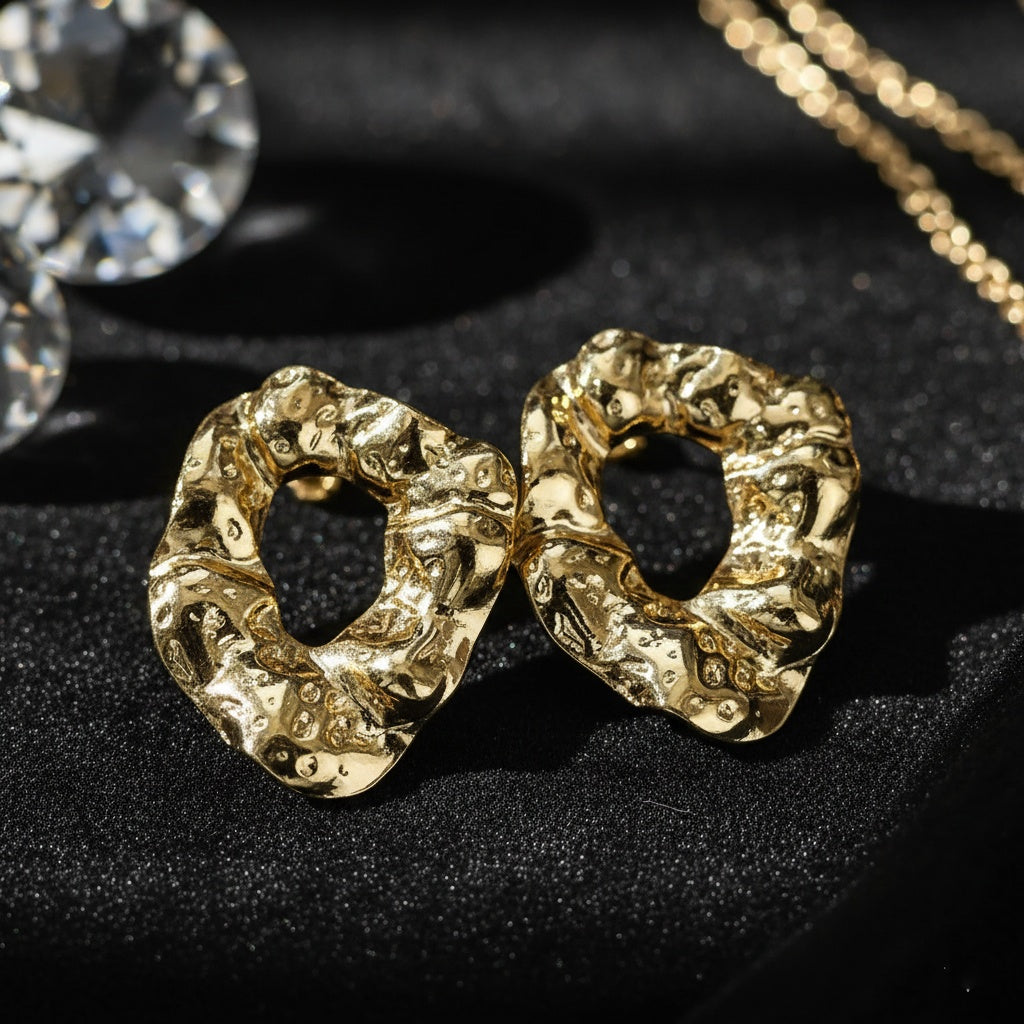 Cercei Formă neregulată organică din Oțel Inoxidabil - Hipoalergenici