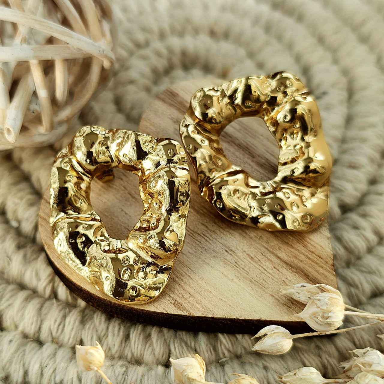 Cercei Formă neregulată organică din Oțel Inoxidabil - Hipoalergenici