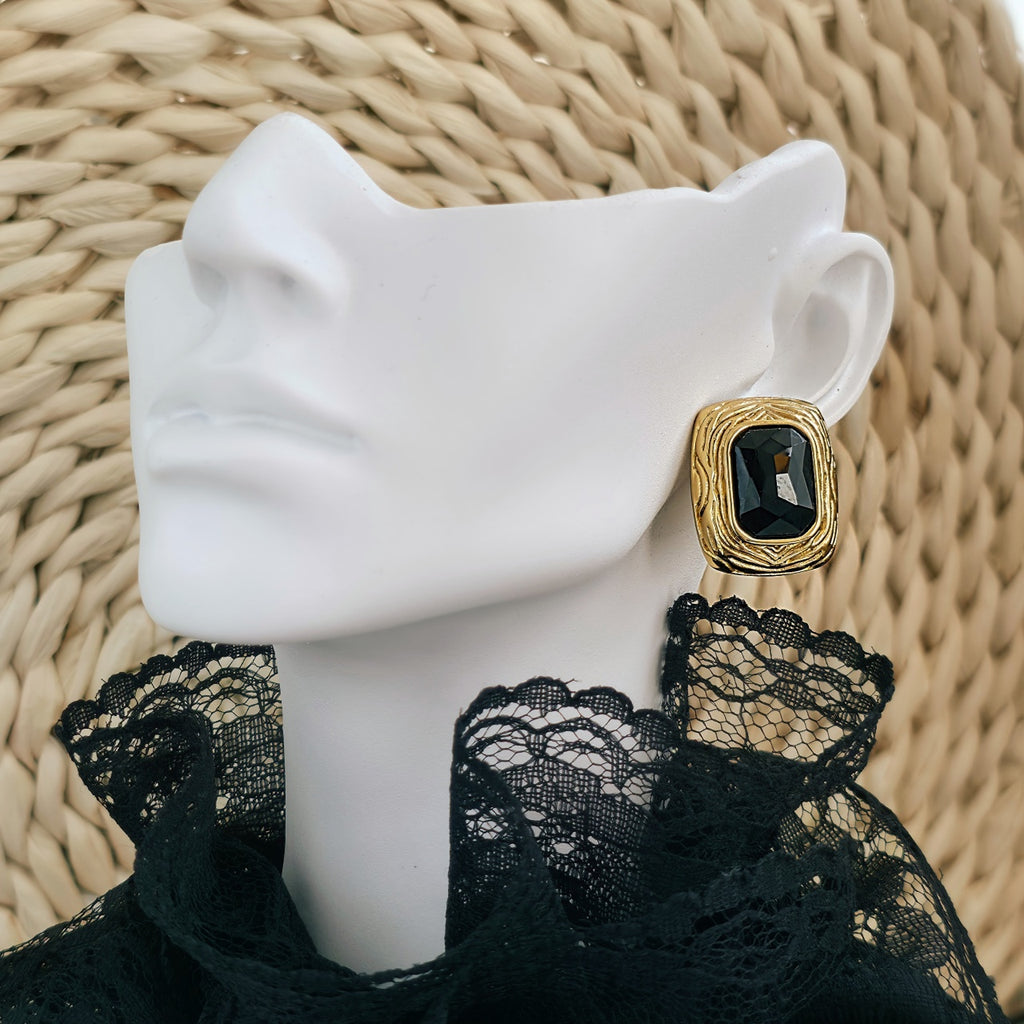 Cercei Dreptunghiular geometric din Oțel Inoxidabil - Hipoalergenici