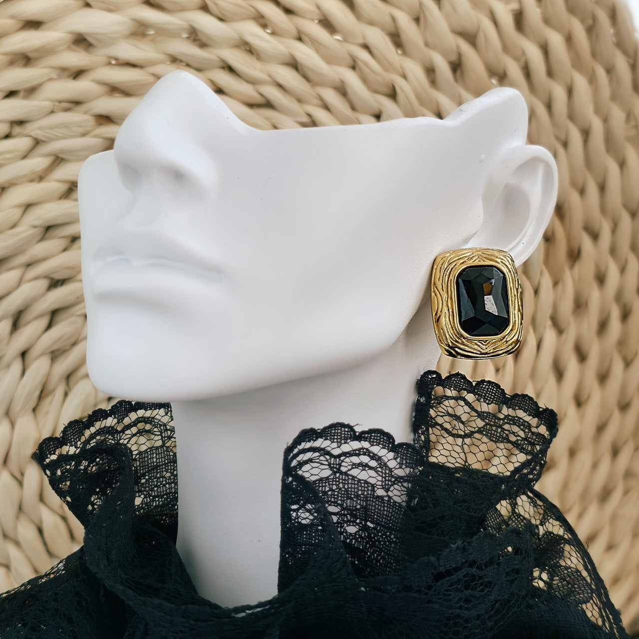 Cercei Dreptunghiular geometric din Oțel Inoxidabil - Hipoalergenici