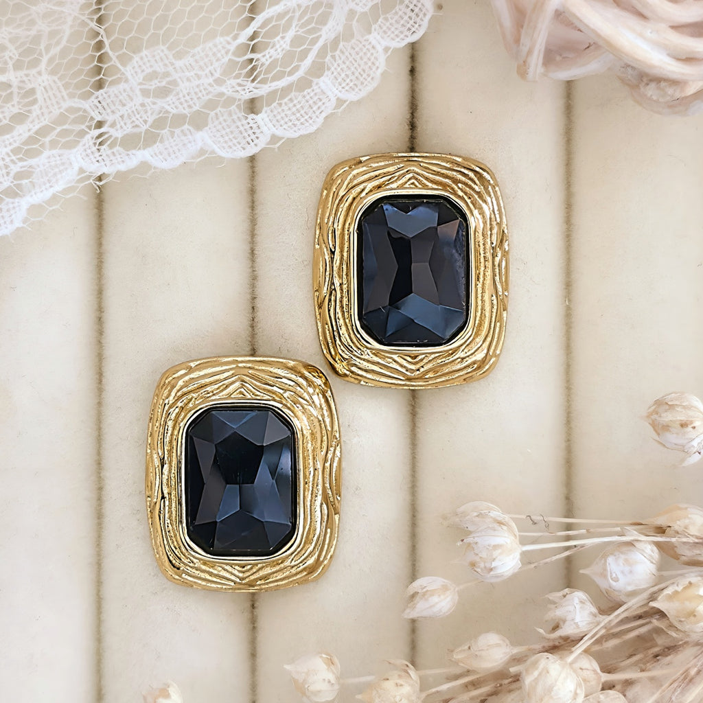 Cercei Dreptunghiular geometric din Oțel Inoxidabil - Hipoalergenici - CM1860