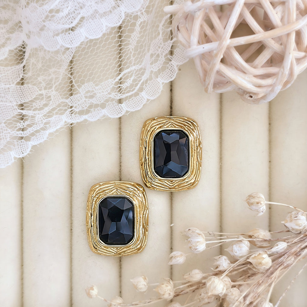 Cercei Dreptunghiular geometric din Oțel Inoxidabil - Hipoalergenici