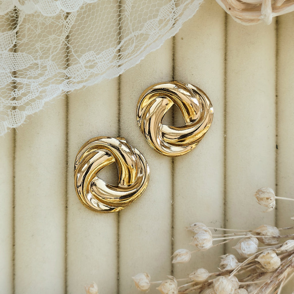 Cercei Nod împletit din Oțel Inoxidabil - Hipoalergenici