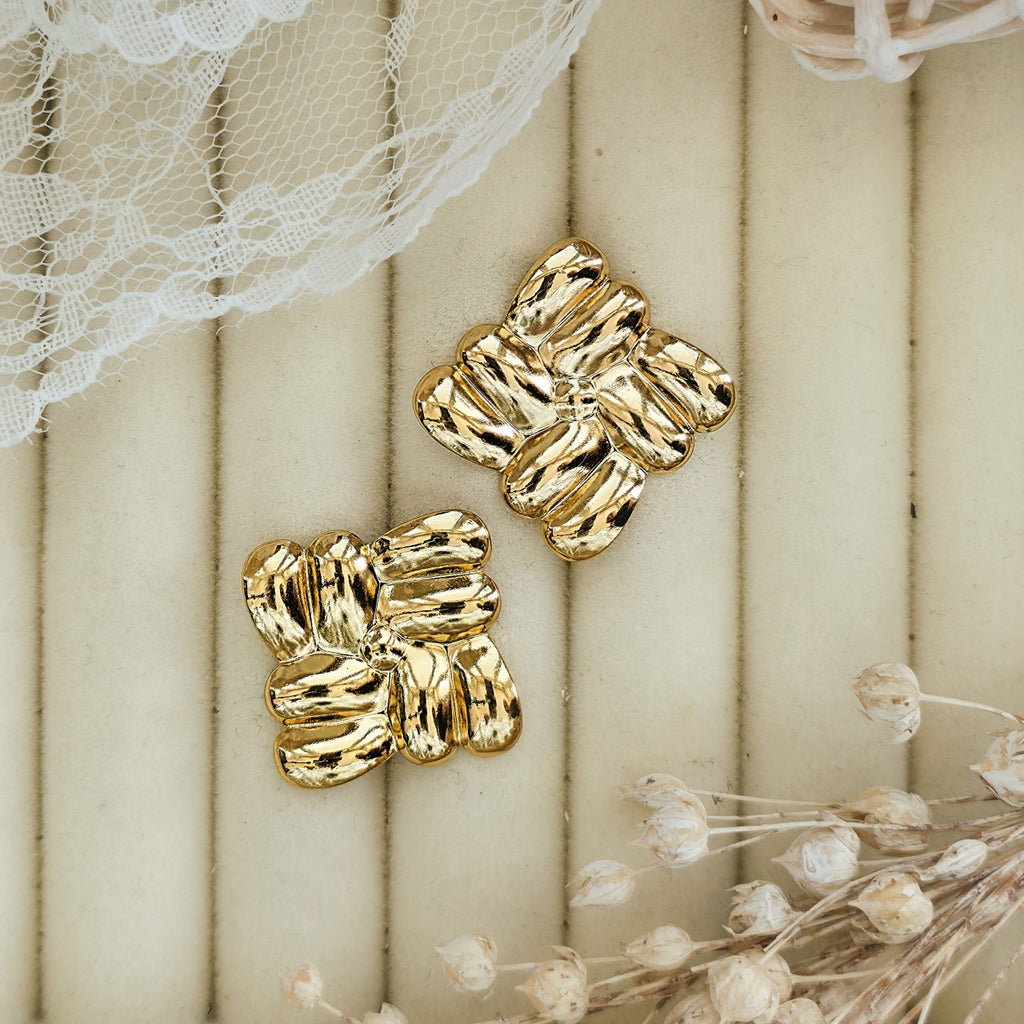 Cercei Formă abstractă sculpturală din Oțel Inoxidabil - Hipoalergenici - CM1864