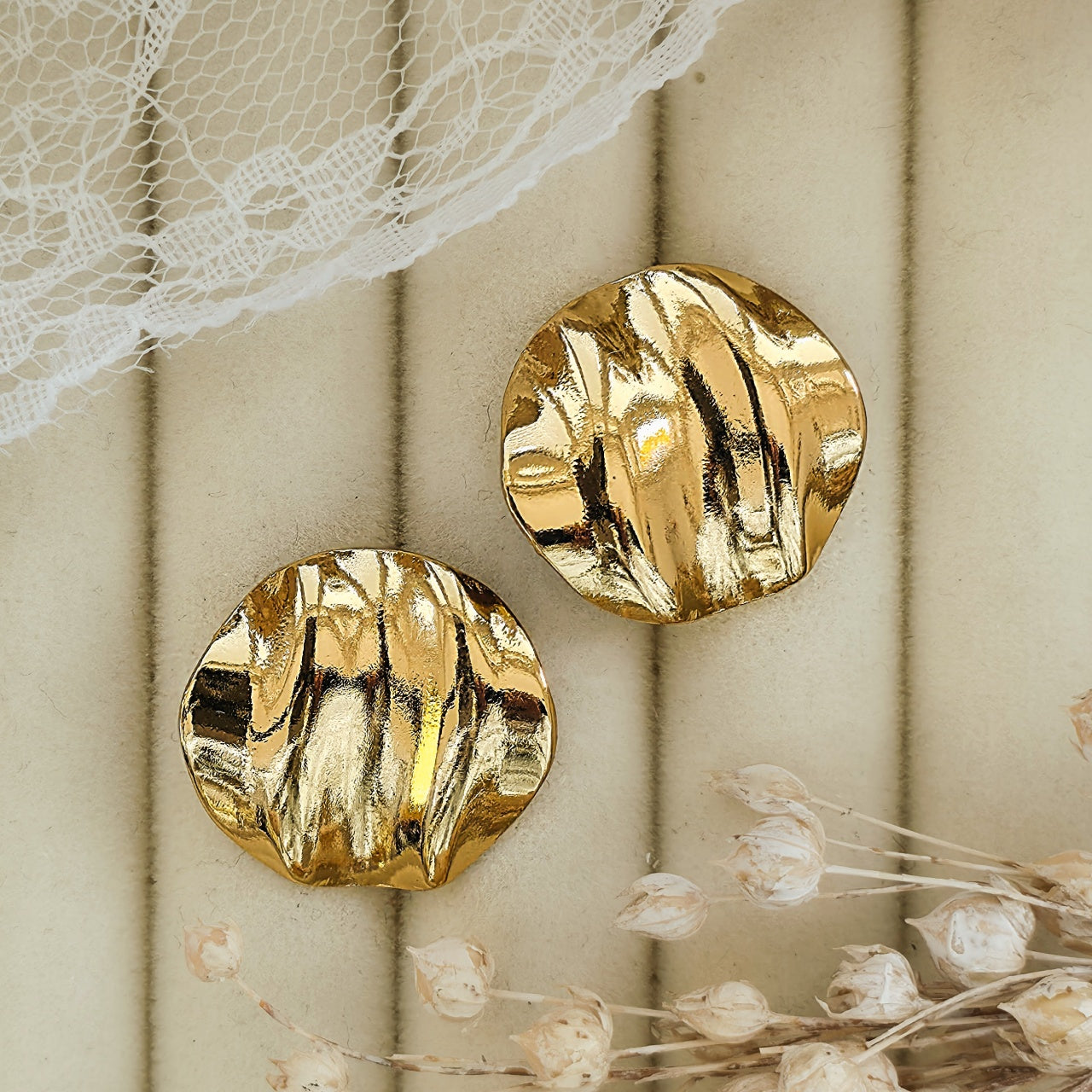 Cercei Formă scoică din Oțel Inoxidabil - Hipoalergenici