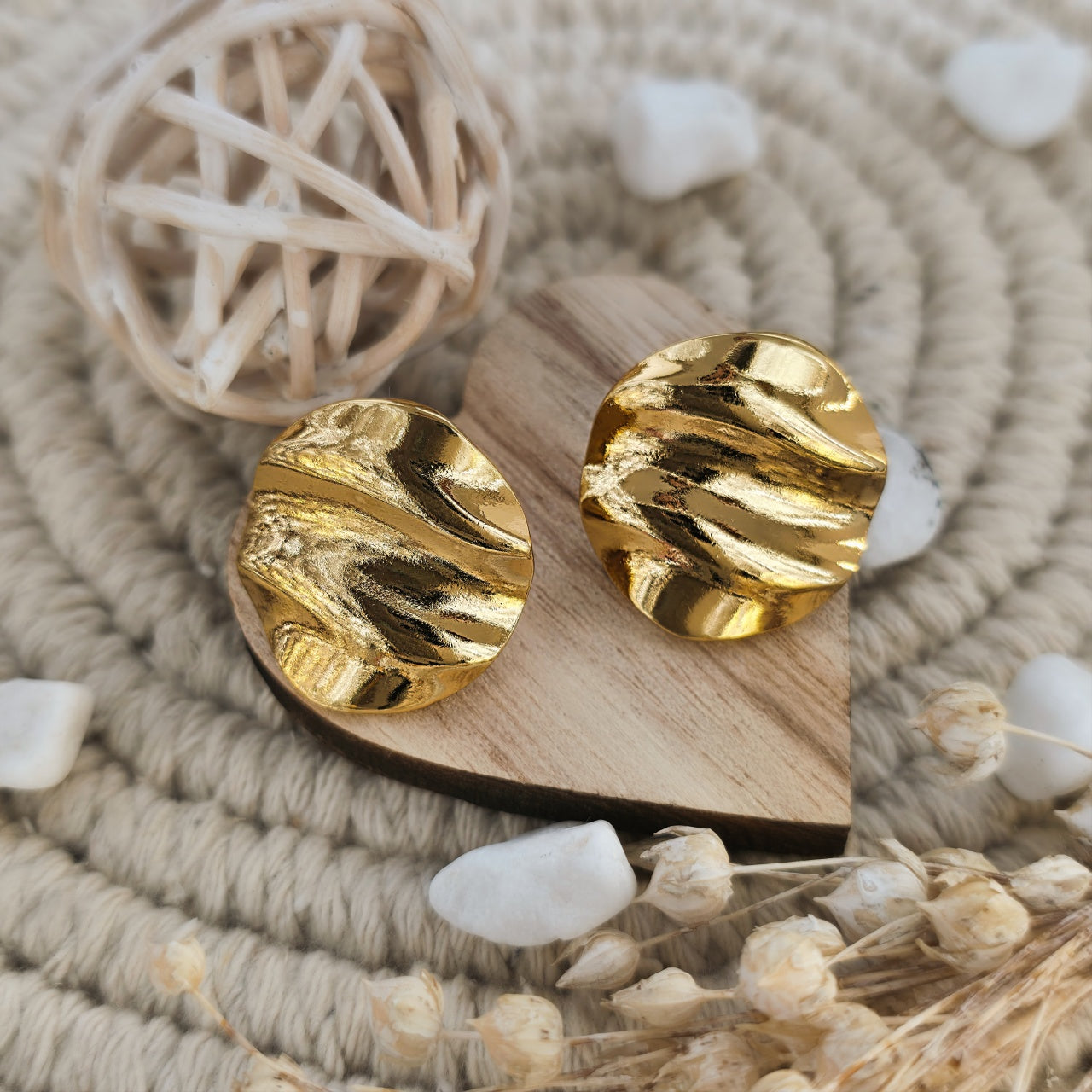 Cercei Formă scoică din Oțel Inoxidabil - Hipoalergenici