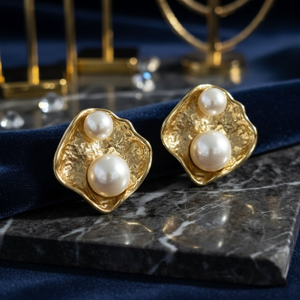 Cercei Formă organică din Oțel Inoxidabil - Hipoalergenici