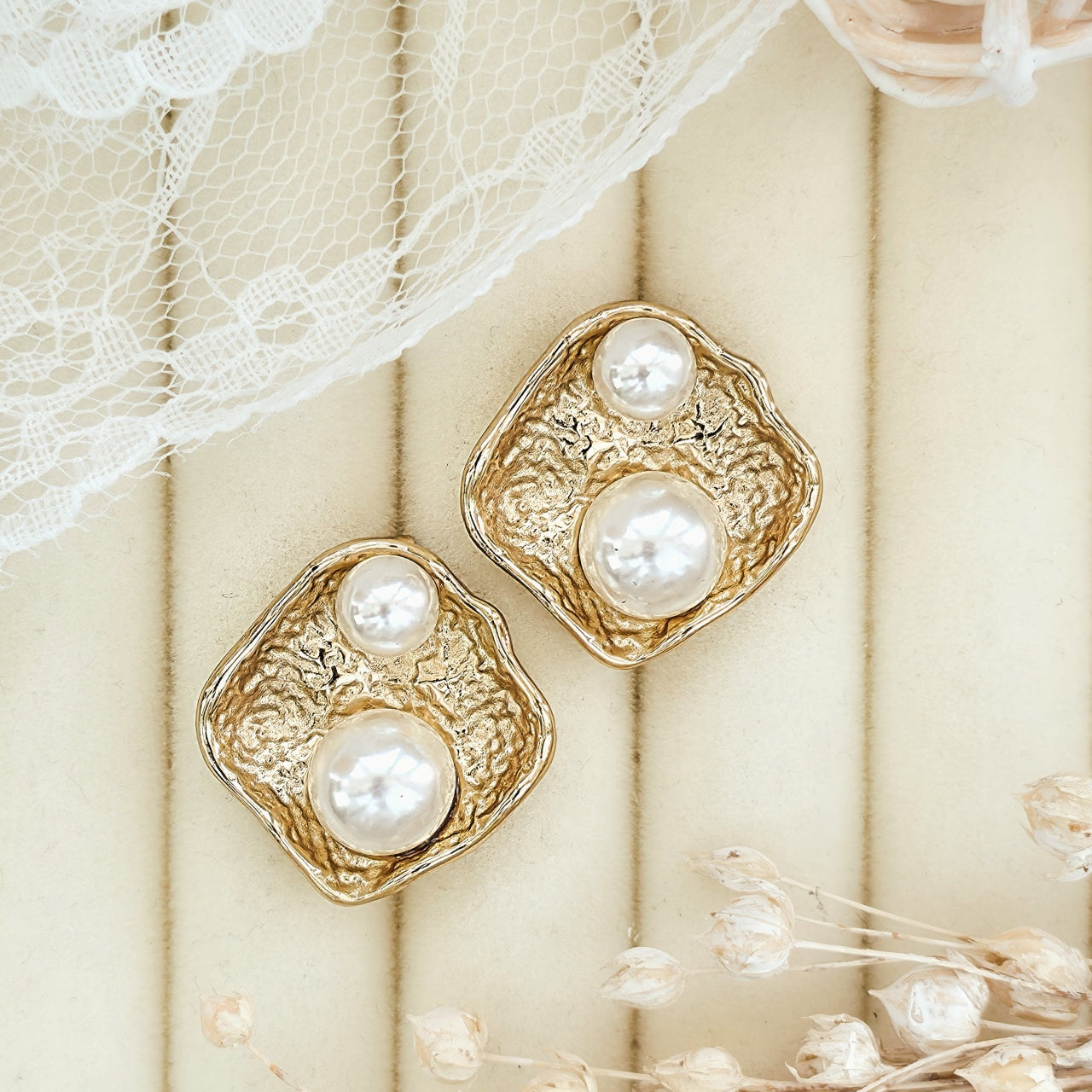 Cercei Formă organică din Oțel Inoxidabil - Hipoalergenici