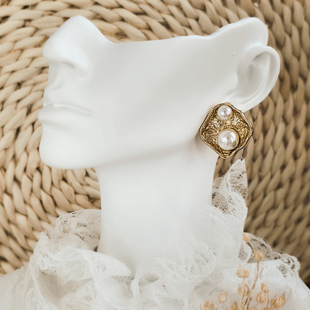 Cercei Formă organică din Oțel Inoxidabil - Hipoalergenici - CM1866