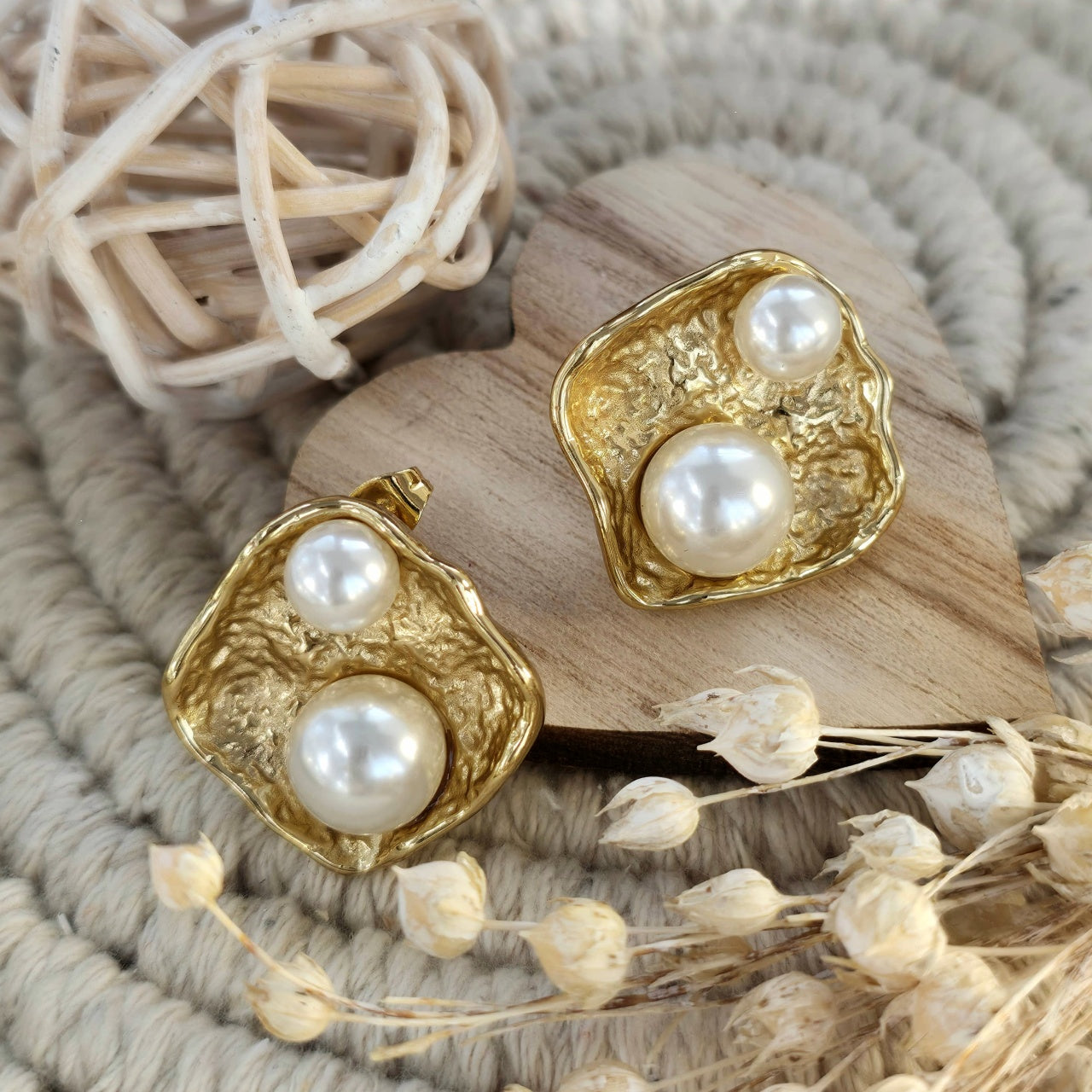 Cercei Formă organică din Oțel Inoxidabil - Hipoalergenici