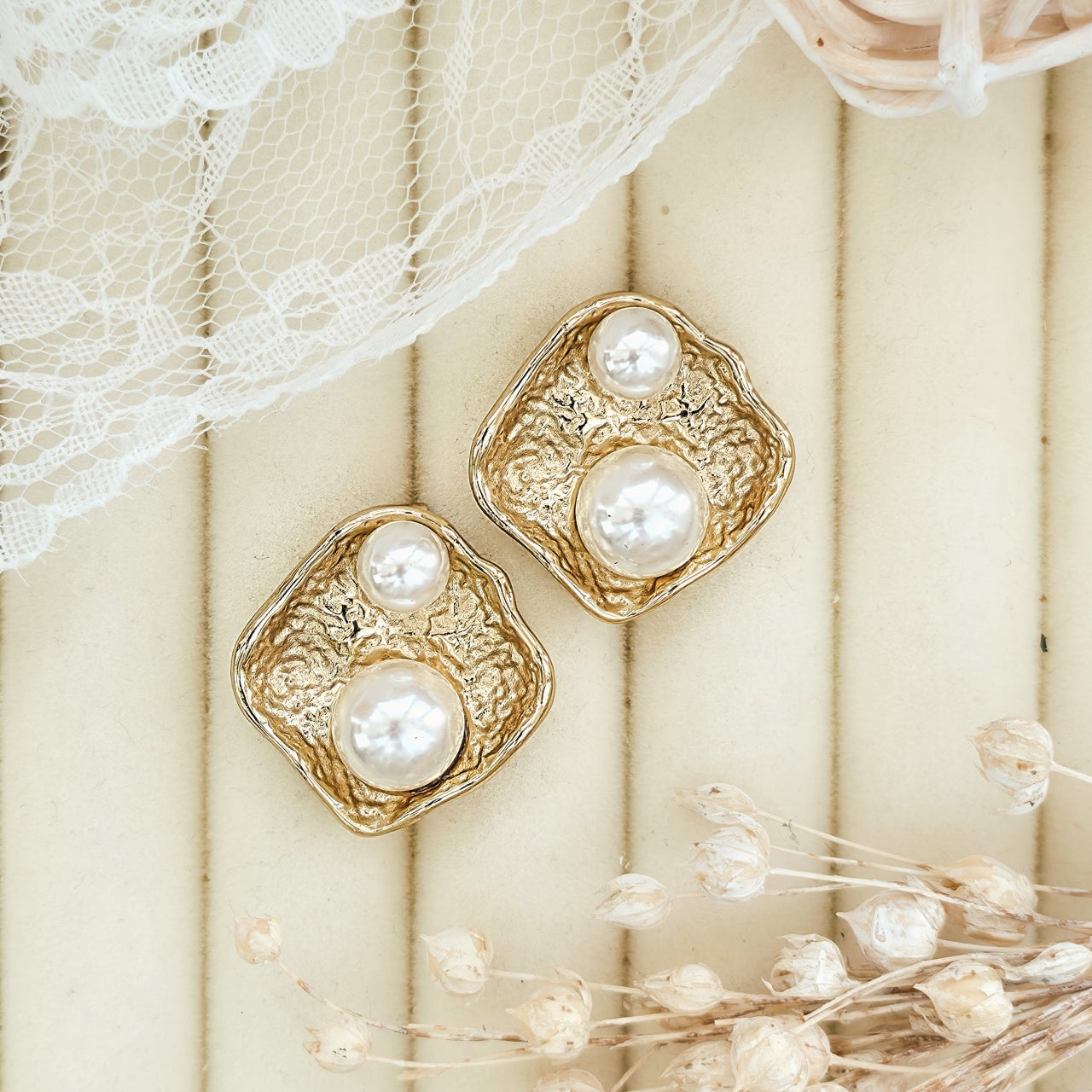 Cercei Formă organică din Oțel Inoxidabil - Hipoalergenici - CM1866