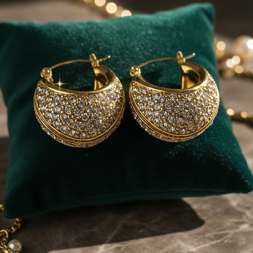 Cercei Creolă groasă din Oțel Inoxidabil - Hipoalergenici