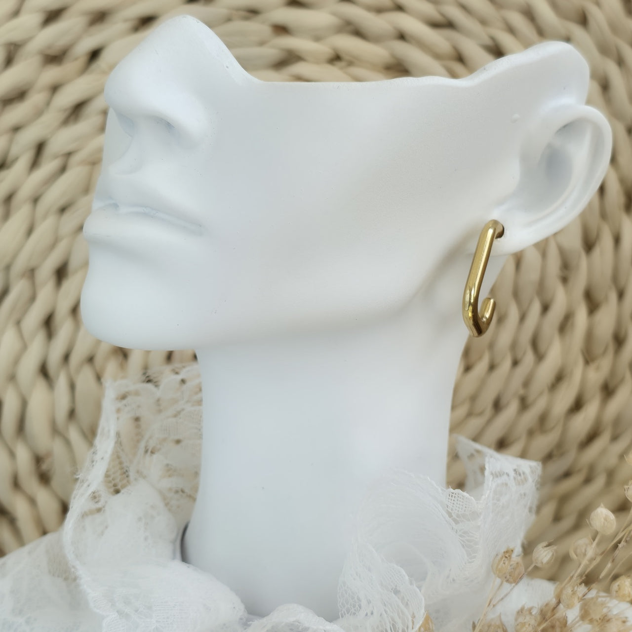 Cercei Geometric din Oțel Inoxidabil - Hipoalergenici