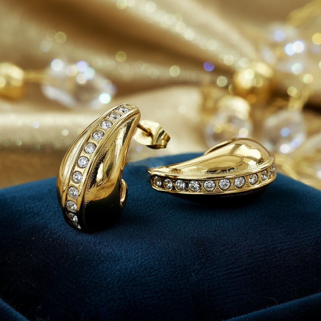 Cercei Semilună, arcuită Oțel Inoxidabil 2.2 cm - Hipoalergenici