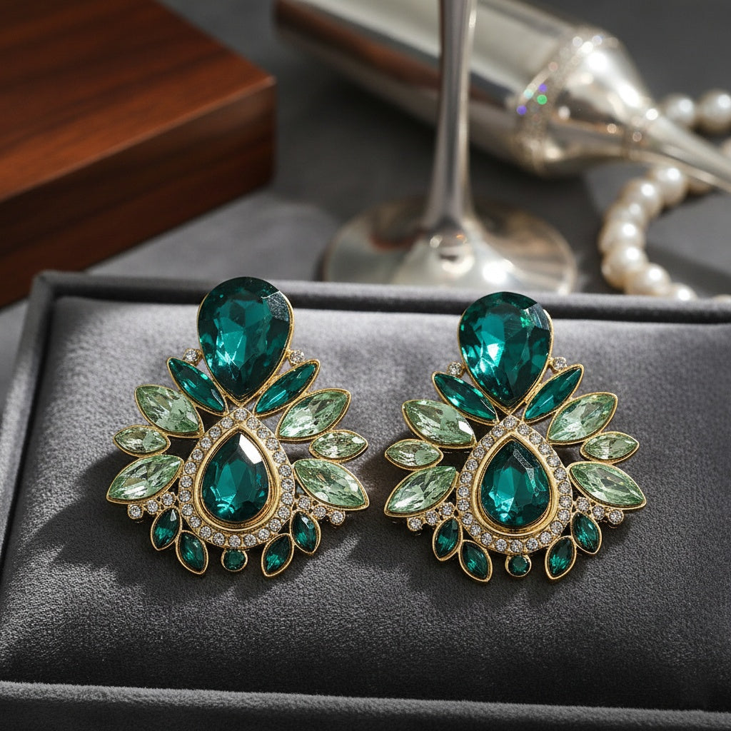 Cercei Motiv floral ornamentat din Oțel Inoxidabil - Hipoalergenici - CM1814