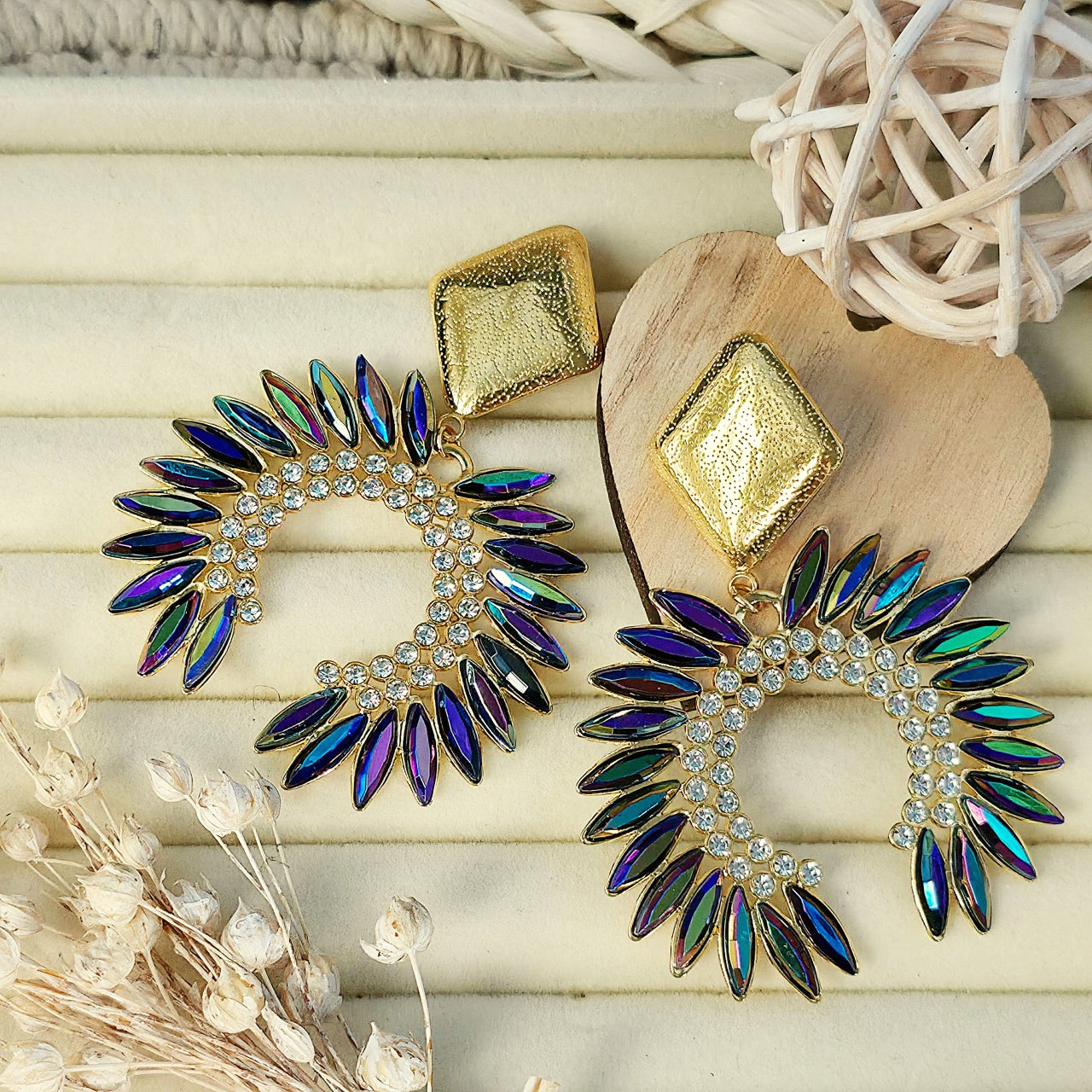 Cercei Rază de soare din Oțel Inoxidabil - Hipoalergenici - CM1815