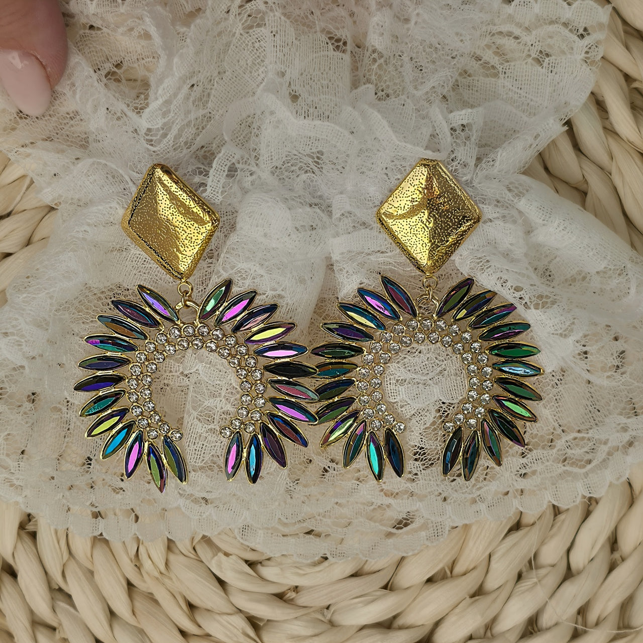 Cercei Rază de soare din Oțel Inoxidabil - Hipoalergenici