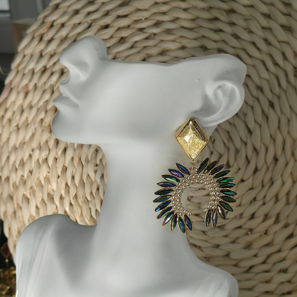 Cercei Rază de soare din Oțel Inoxidabil - Hipoalergenici - CM1815