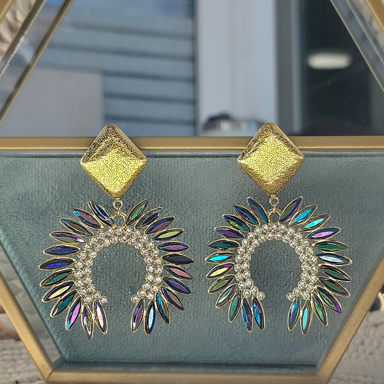 Cercei Rază de soare din Oțel Inoxidabil - Hipoalergenici