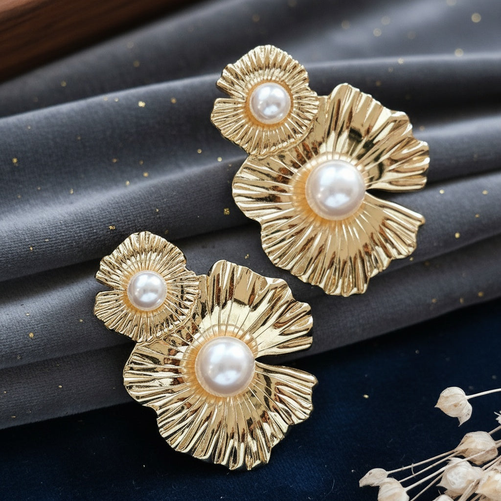 Cercei Flori din Oțel Inoxidabil - Hipoalergenici