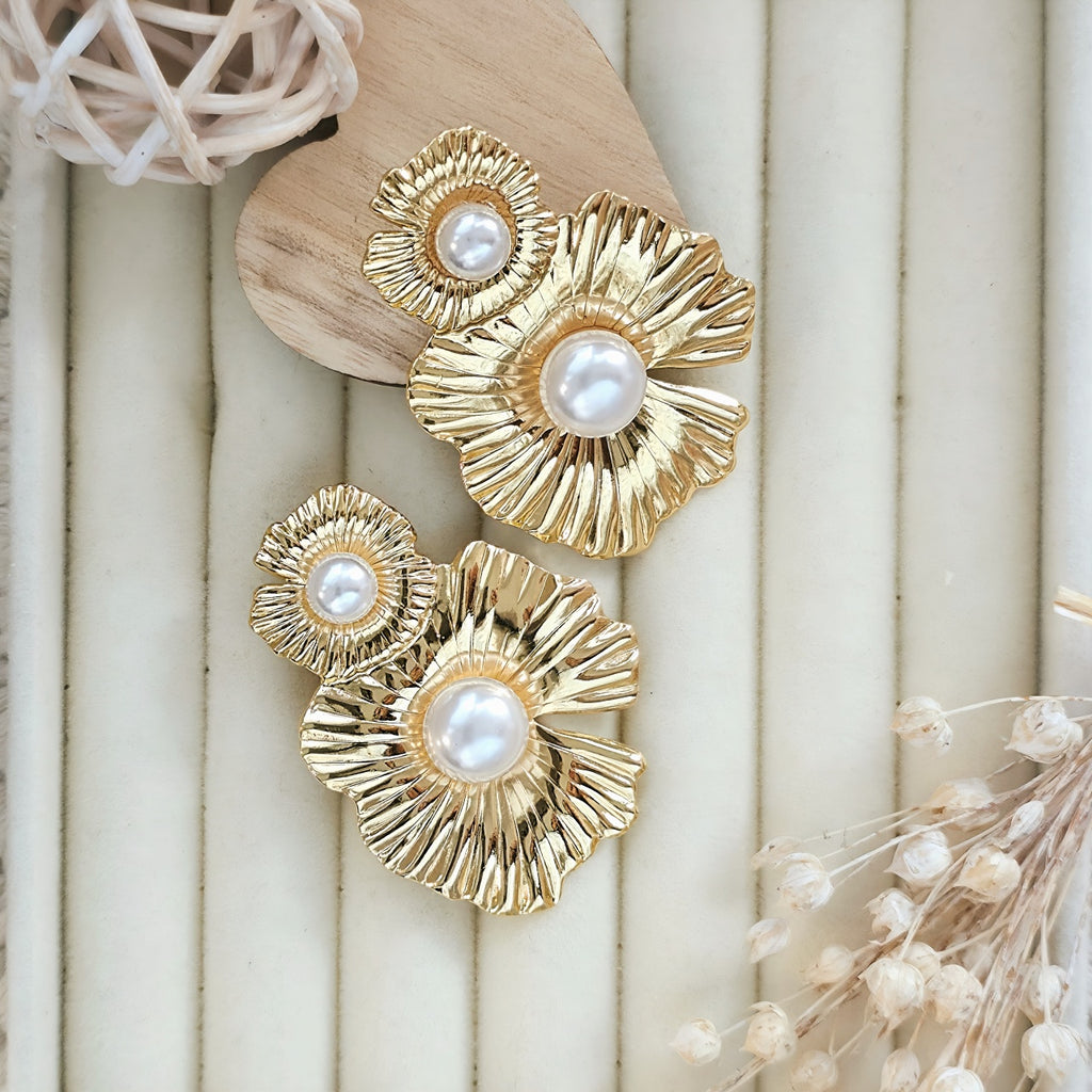 Cercei Flori din Oțel Inoxidabil - Hipoalergenici