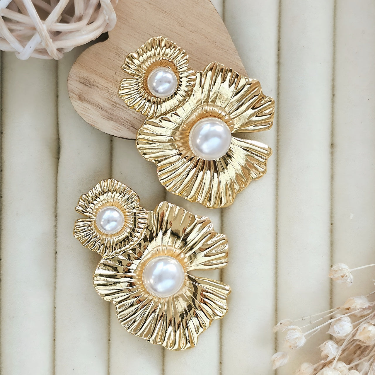 Cercei Flori din Oțel Inoxidabil - Hipoalergenici - CM1818