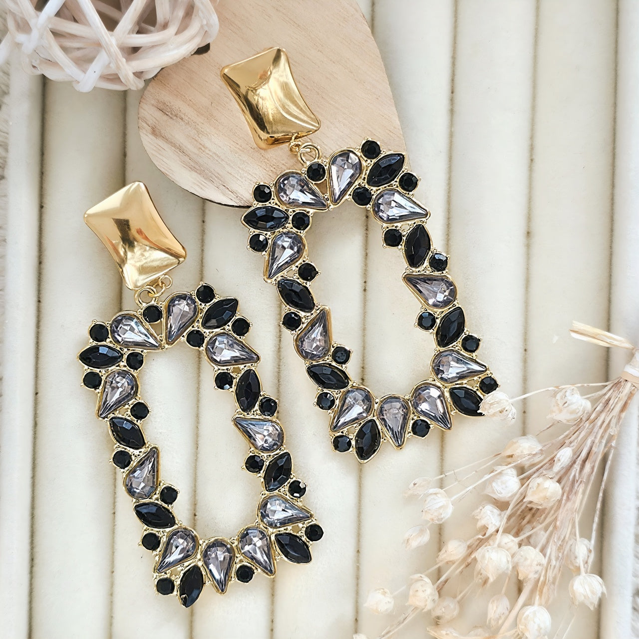 Cercei Dreptunghiular geometric din Oțel Inoxidabil - Hipoalergenici - CM1820