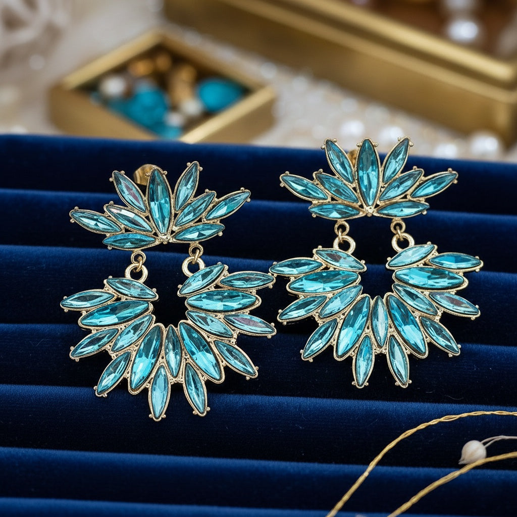 Cercei Design floral din Oțel Inoxidabil - Hipoalergenici - CM1821