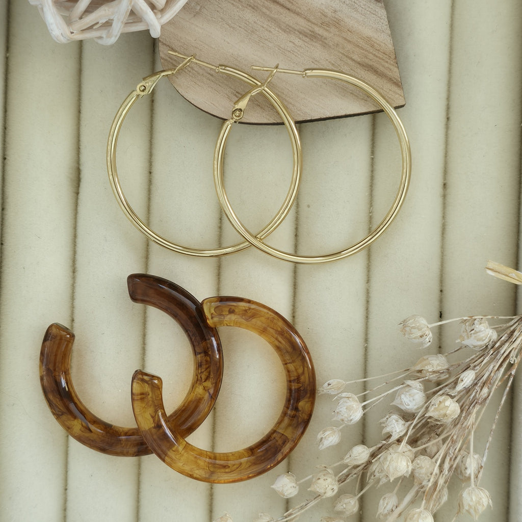 Cercei Creolă din Oțel Inoxidabil - Hipoalergenici