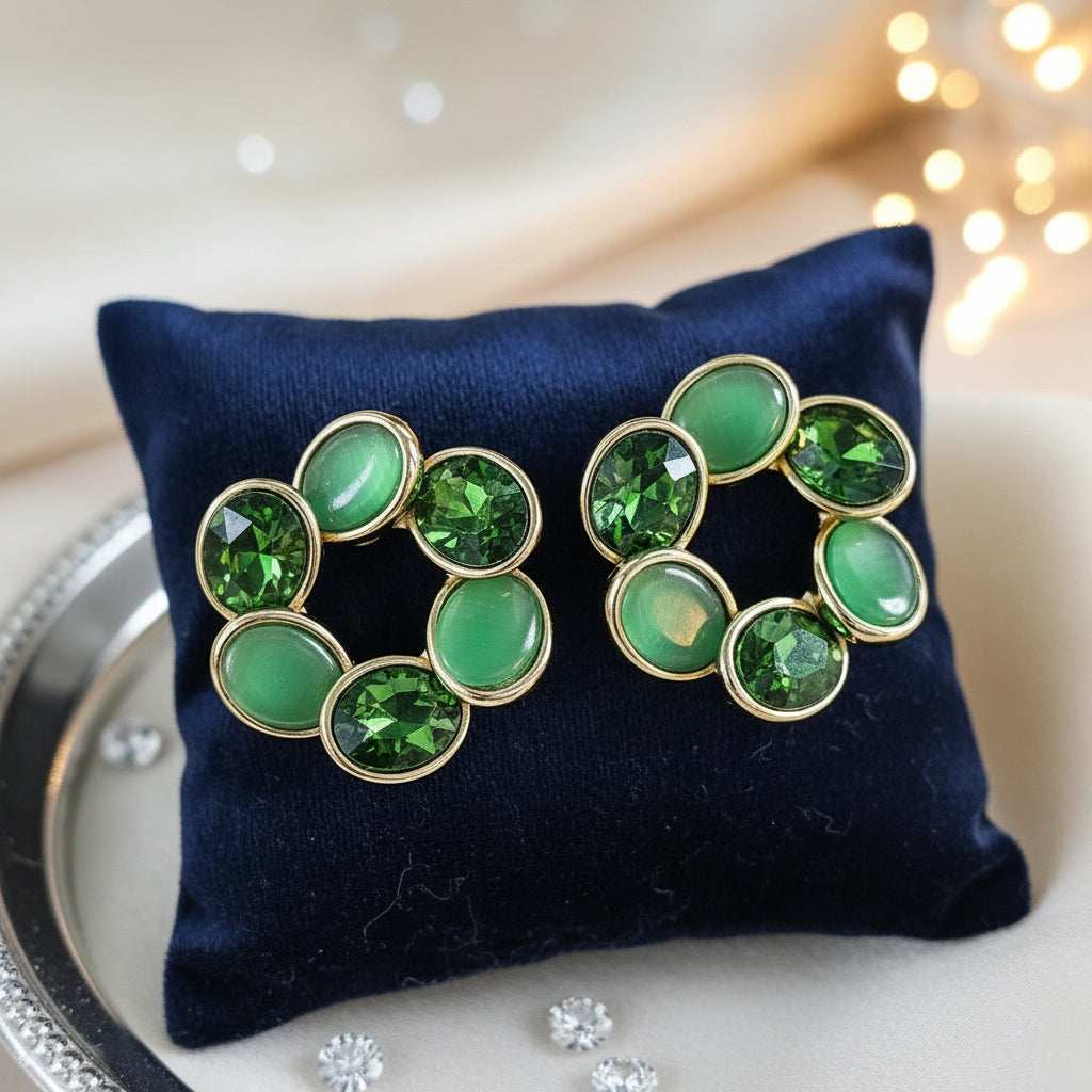 Cercei Floare din Oțel Inoxidabil - Hipoalergenici