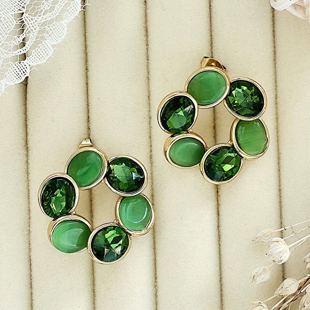 Cercei Floare din Oțel Inoxidabil - Hipoalergenici